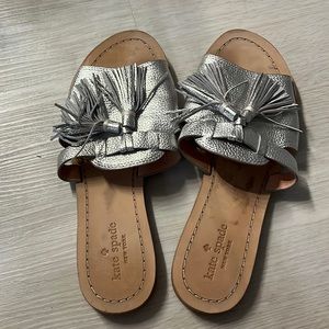 Silver sandals